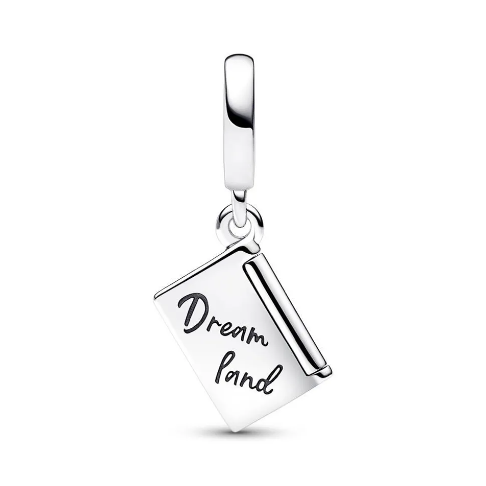 Aufklappbarer Charm Anhänger Reisepass aus 925er Silber 792680C01