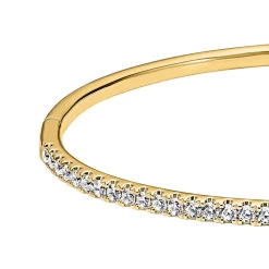 Aufklappbarer Diamantarmreif für Damen aus Gelbgold BDB0027-GSL