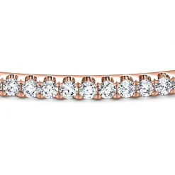 Aufklappbarer Diamantarmreif aus Roségold für Damen BDB0028-RSL