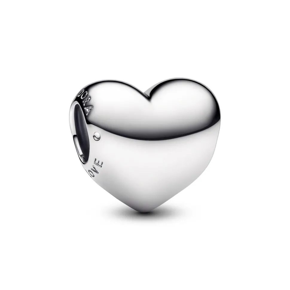 Be Love Herz Slide-Charm aus Sterlingsilber, gravierbar 793439C00