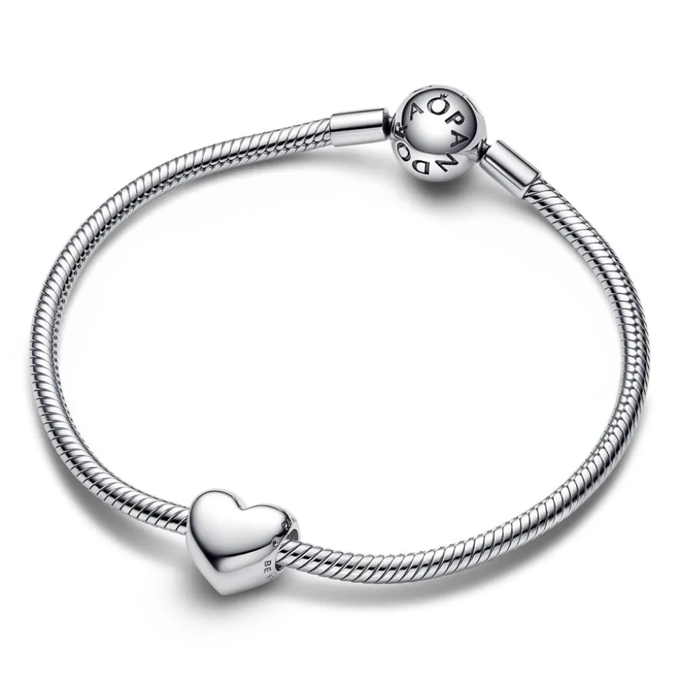 Be Love Herz Slide-Charm aus Sterlingsilber, gravierbar 793439C00
