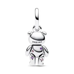 Beweglicher Teddybär Anhänger Moments aus 925er Silber 792986C01