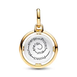 Bienen Medaillon-Charm ME, IP Gold, Zirkonia 763417C01