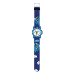 Blaue Armbanduhr Fußball aus Kunststoff für Jungen 280375030