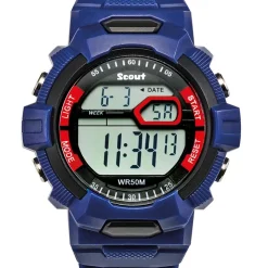 Blaue Digitaluhr aus Kunststoff für Kinder 280308001