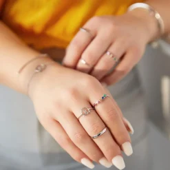 Blüten Ring für Damen aus 925er Silber LSR0054