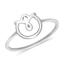 Blüten Ring für Damen aus 925er Silber LSR0054
