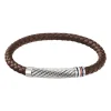 Casual Core Herrenarmband aus braunem Leder 2790078