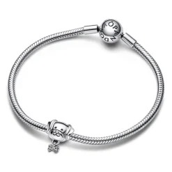 Charm Hund aus Sterlingsilber mit Zirkonia 792254C01