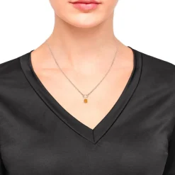 Chunky Damenkette aus Edelstahl, rosé, gravierbar 2037969