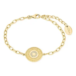 Coin Armband für Damen aus vergoldetem 925er Silber 2027622