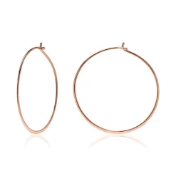 Creolen aus rosévergoldetem Sterlingsilber LSE0023