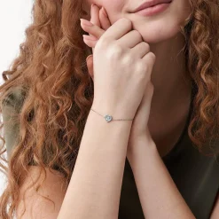 Damen Armband Elliott Hearts aus 925er Silber, Perlmutt JFS00569040