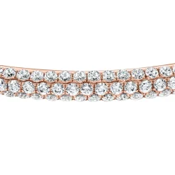 Damen Armreif aus Roségold mit Diamanten BDB0024-RSL