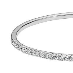 Damen Armreif mit Diamanten aus Weißgold oder Platin BDB0027-WSL