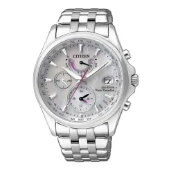 Damen Chronograph aus Edelstahl mit Eco Drive FC0010-55D