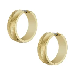 Damen Creolen Harlow aus Edelstahl, IP Gold JF04537710