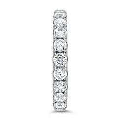Damen Eternity Ring mit Diamanten, Weißgold oder Platin BDR0134-WSL