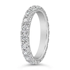 Damen Eternity Ring mit Diamanten, Weißgold oder Platin BDR0134-WSL