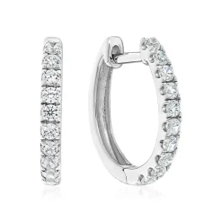 Damen Ohrringe aus Weißgold oder Platin mit Brillanten BDE0044-WSL