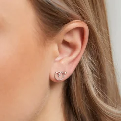 Damen Ohrstecker Blüte aus Sterlingsilber LSE0036