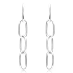 Damen Ohrstecker Gliederketten aus Sterlingsilber LSE0037