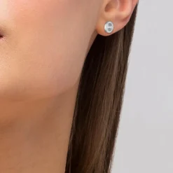 Damen Ohrstecker Iona aus Edelstahl mit Kristallen 1580558