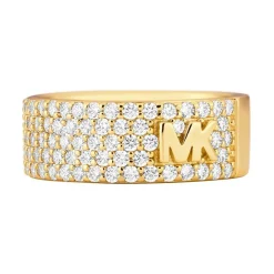 Damen Ring aus vergoldetem Sterlingsilber mit Zirkonia MKC1555AN710