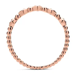 Damen Ring 750er Roségold 5 Diamanten DR0386
