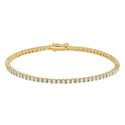 Damen Tennisarmband aus Gold mit Diamanten BDB0031-GSL
