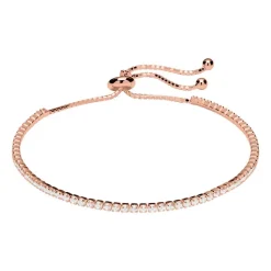 Damenarmband 925er Silber rosévergoldet Zirkonia SB0296