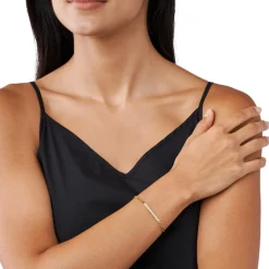 Damenarmband Statement Link, 925er Silber, vergoldet MKC1379AN710