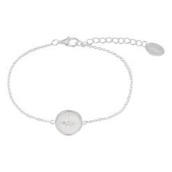 Damenarmband Stern aus 925er Silber mit Zirkoniastein 2036866