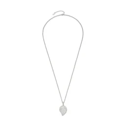 Damenkette Maia aus Edelstahl mit Blattstruktur 018375