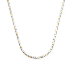Damenkette Piera aus Edelstahl, bicolor 021464