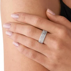 Damenring aus 925er Sterlingsilber mit Zirkonia MKC1555AN040