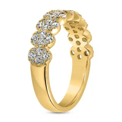 Damenring aus Gelbgold mit Brillanten BDR0049-GSL