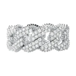 Damenring aus Sterlingsilber mit Zirkonia MKC1429AN040