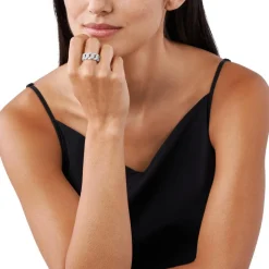 Damenring aus Sterlingsilber mit Zirkonia MKC1429AN040