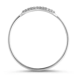 Damenring 585er Weißgold mit Diamanten DR0516-W