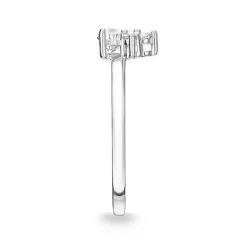 Damenring Katzen Pfote aus 925er Silber mit Zirkonia TR2289-643-14