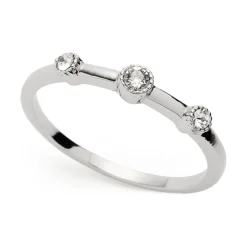 Damenring Marida Ciao aus Edelstahl mit Glassteinen 018898