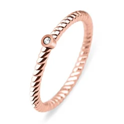 Damenring North Star aus rosévergoldetem Edelstahl PH-FR-StRo-R