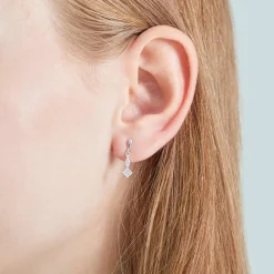 Diamant Ohrstecker aus 585er Weißgold DE0225