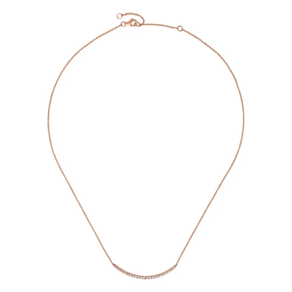 Diamantkette für Damen aus Roségold BDN0009-RSL