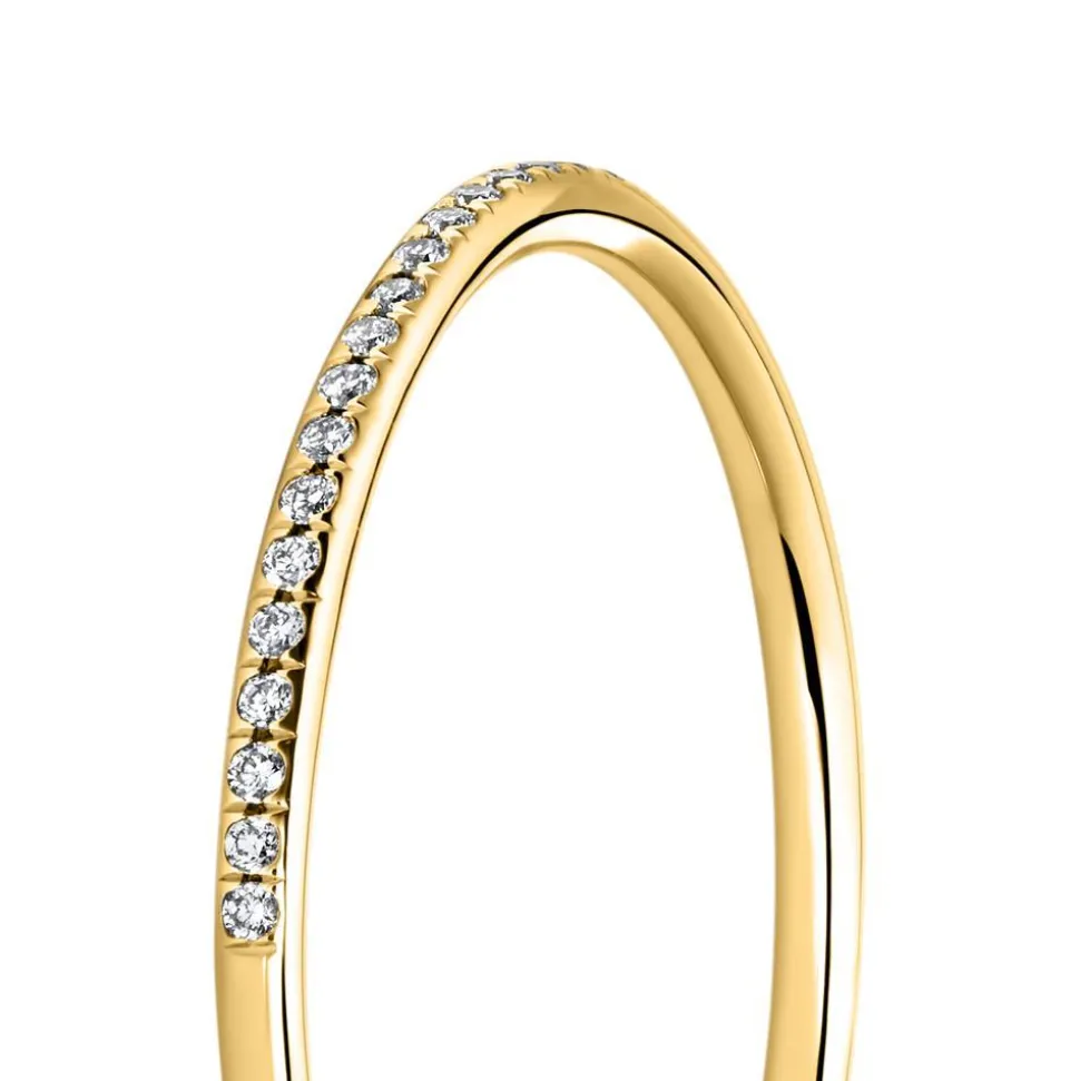 Diamantring aus 750er Gelbgold Diamanten DR0065