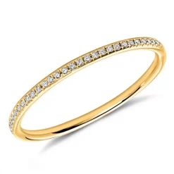 Diamantring aus 750er Gelbgold Diamanten DR0065