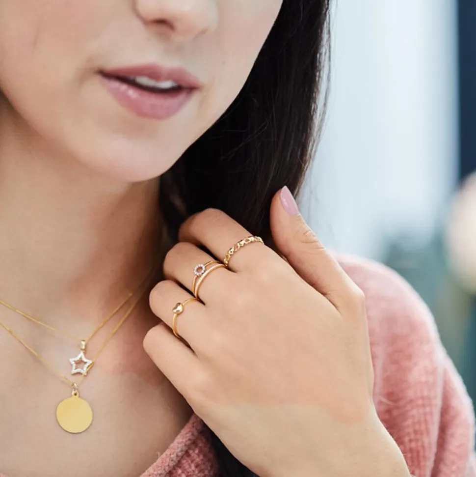 Diamantring aus 750er Gelbgold Diamanten DR0065