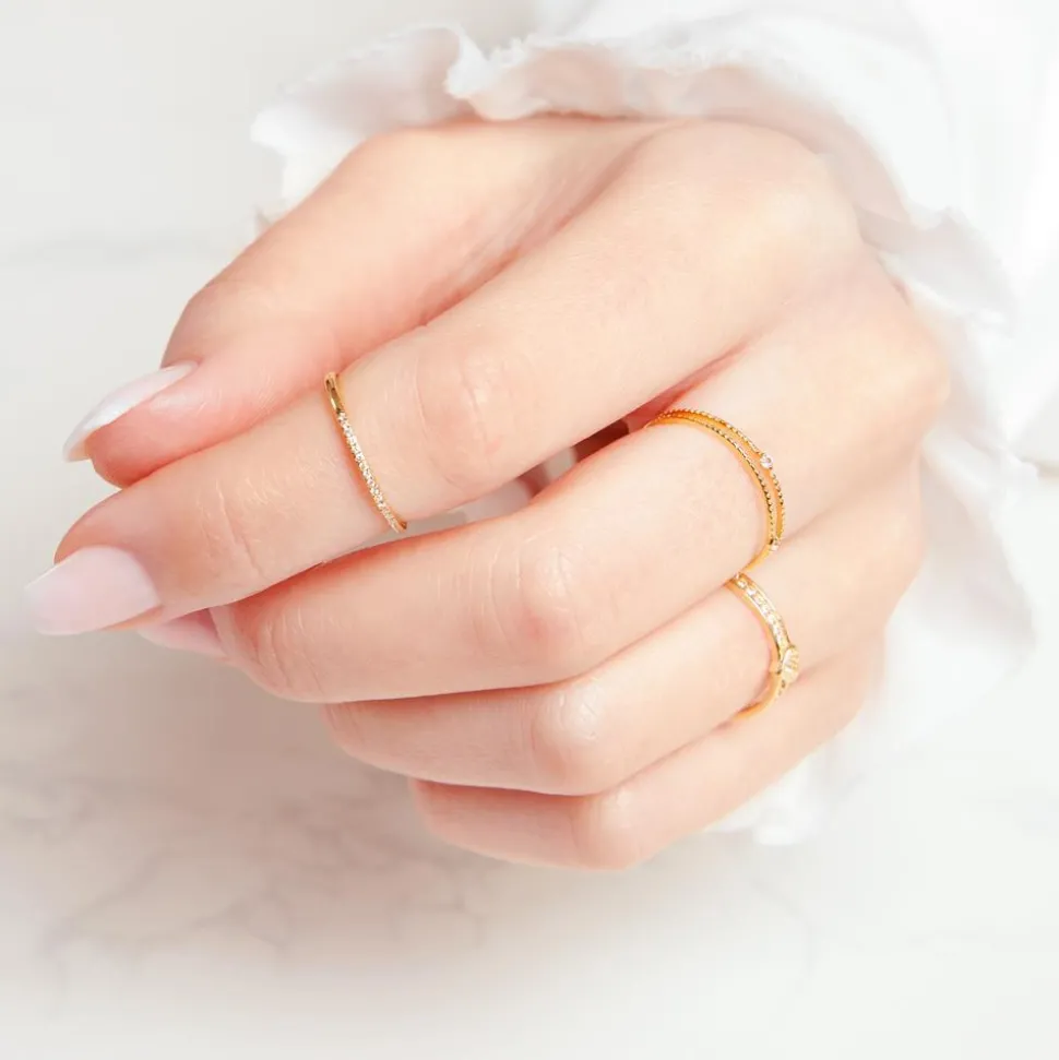 Diamantring aus 750er Gelbgold Diamanten DR0065