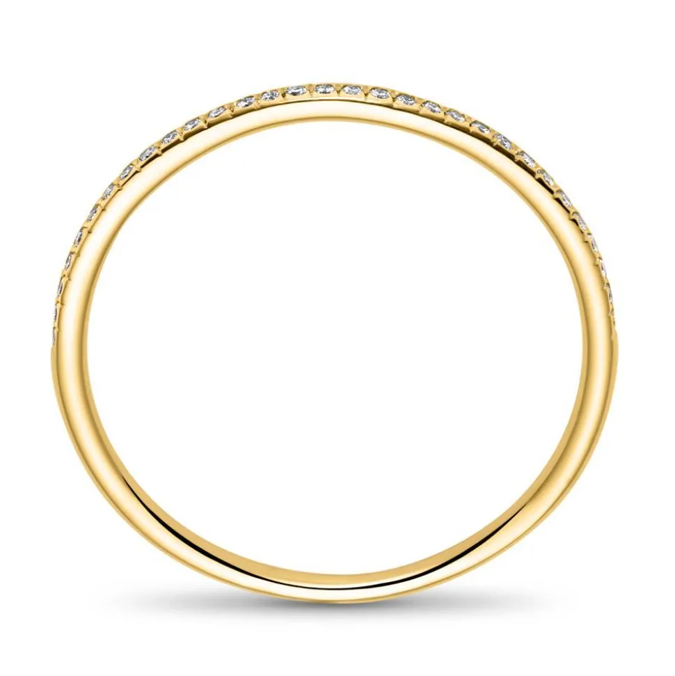 Diamantring aus 750er Gelbgold Diamanten DR0065